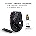 VicTsing Wireless Mouse, 2.4G 2400DPI Ergonomics Cordless Mouse with USB Receiver, Finger Rest, 5 Adjustable DPI Levels, Mobile USB Mice for Chromebook Notebook MacBook Laptop Computer PC, Wine