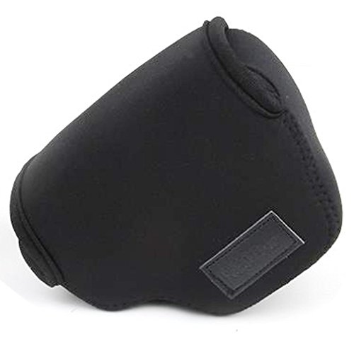 First2savvv QSL-SX510C-01 black Neoprene Camera Case Bag for Canon PowerShot SX420 IS. SX410 IS