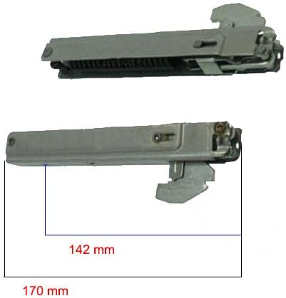Easyricambi Kit 2 cerniere per porta forno pesante DE LONGHI ELBA Ricambi e  accessori per forni urban-earth.co.uk