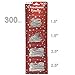 ALAZCO 300 Silver Christmas Holiday Ornament Hooks Hanger Sturdy Metal Wire for All The Holiday Ornaments & Decorations Hanging on Tree Garlands & Wreaths