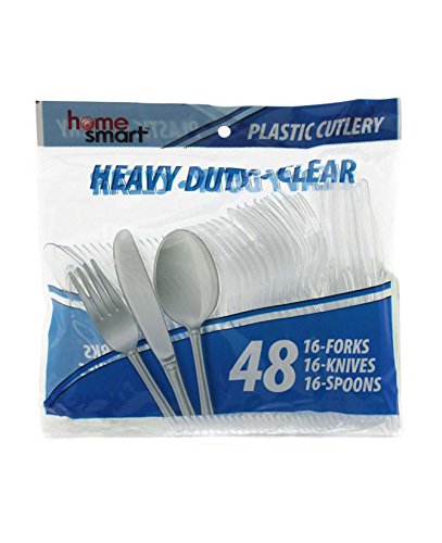 SMARTHOME CUTLERY H.S. BAG CLEAR COMBO 24/48, MULTICOLORED