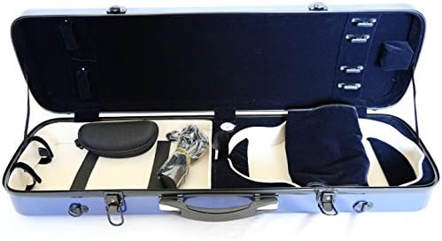Vio Music4/4 Full Size Sturdy Hightech Suspension Violin Case Oblong (Blue)