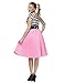 Fun World Women's Soda Shop Sweetie Adult Costume, Pink, S/M Size 2-8