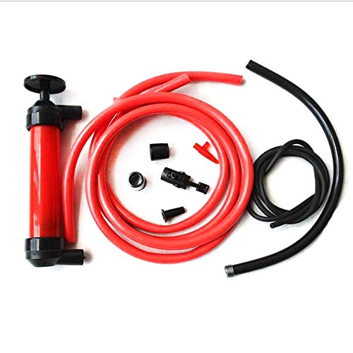 Hand Fuel Pump Kit Multi-Purpose Handle Siphon Transfer Pump for Gas Diesel Petrol Oil Fluids Water Air and Other Fluids
