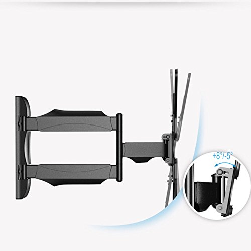 Yuanshikj TV Wall Mount for most 17"-55" LED LCD Plasma Flat Screen Monitor up to 88 lb VESA 400x400 with Full Motion Swivel Articulating 20 in Extension Arm,Bubble Level