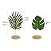 KUUQA 24 Pcs Tropical Palm Leaves Luau Party Decoration Artificial Simulation Tropical Monstera Plant Leaves for Hawaiian Safari Jungle Beach ThemeBeach Theme BBQ Party Decorations Supplies (2 Styles)