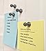 Cool Grey Translucent Magnetic Push Pins, Set of 30, Sunglass Gray Color Fridge Magnets