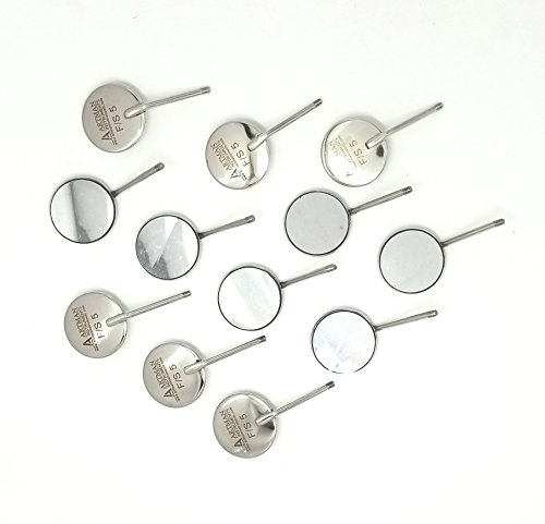 Dental Mirrors Tops Front Surface Rhodium Set of 12 ARTMAN Brand