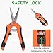 GROWNEER 6-Pack Pruning Shears Gardening Hand Pruning Snips with Straight Stainless Steel Precision Bladesthumb 1