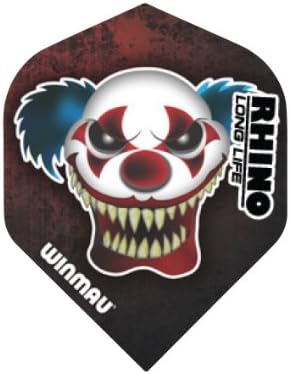 Winmau Rhino Long Life Standard Extra Thick Dart Flights (3 Sets of 3-9 Flights)