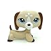 ZAD Littlest Pet Shop Animals LPS Blue Eye Dachshund Dog Figure Loose Toys #1491
