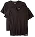 Calvin Klein Men's Size Big Cotton Classics 2 Pack V Neck Tshirts, Black, 3X/Tall