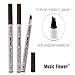 Music Flower Eyebrow Tattoo Pen Microblading Eyebrow Pencil Tattoo Brow Ink Pen with a Micro-Fork Tip Applicator Creates Natural Looking Brows Effortlessly and Stays on All Day (Chestnut)