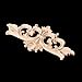 BloomingJS Wood Carved Corner Onlay Applique Frame Decoration Furniture Unpainted Home
