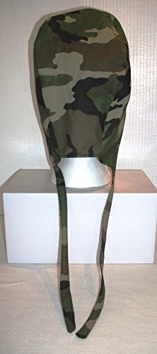 Scrub Hat Camouflage Military Cotton Fabric Nurse Cap ER Do-Rag Skull