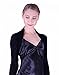 HDE Open Front Shrugs for Women Long Sleeve Bolero Cropped Cardigan Sweater S-4X (Black)