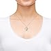 925 Sterling Silver I Love You Necklace Pure Gold Inscribed in 120 Languages Including on Round Cut Romantic Clear Cubic Zirconia Gemstone Anniversary Birthday Gift Pendant for Wife, 18