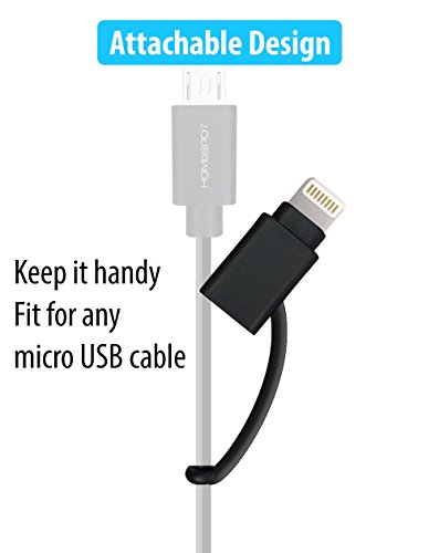 HomeSpot 2-in-1 Micro USB to Pin Lightning Connector Adapter