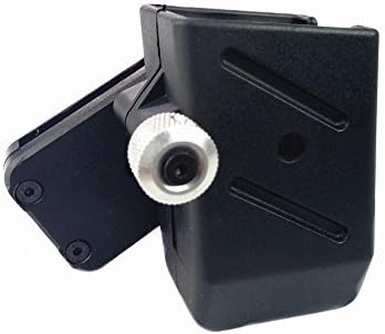 Chuangquan Tactical Magazine Pouch Gun Holster IPSC Speed Pistol Magazine Pouch USPSA Adjust Angle & Tension Universal Mag Pouch Black