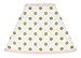 Sweet Jojo Designs Baby Girl Childrens Lamp Shade for Blush Pink White Damask and Gold Polka Dot Amelia Collection