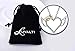 Luvalti Angel Wings Heart Pendant Necklace - Romantic Angel Necklace for Women