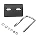Anti-Rattle Stabilizer Hitch Tightener for 1.25 inch and 2 inch Hitches 1.25“ 2” Corrosion Resistant Heavy Lock Down Tow Clamp