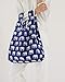 BAGGU Standard Reusable Shopping Bag, Ripstop Nylon Grocery Tote or Lunch Bag, Recycled Elephant Blue