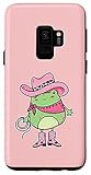 Galaxy S9 Western Cowgirl Frog Cowboy Hat & Boots