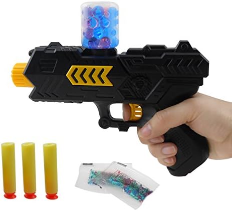 Sandey 2-in-1 Gun Toy, Crystal Bullet Gun Toy Squirt Guns, Safe Soft Bullet Gun, Crystal Bullet Balls with multifuction