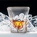 Ashcroft Crystal Iceberg Whiskey Glass Set, High End Whiskey Glasses Set of 2, Best Whiskey Glasses, Scotch or Bourbon Glasses. Large Premium 10oz Leadfree Glassware Tumblers with Luxury Giftbox