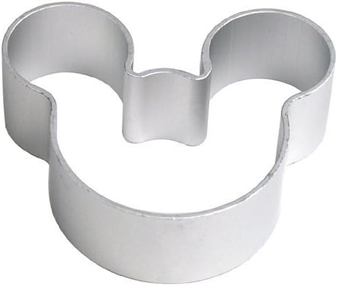 URBEST(R) Mickey Mouse Face Shape Cookie Cutter(2PCS)