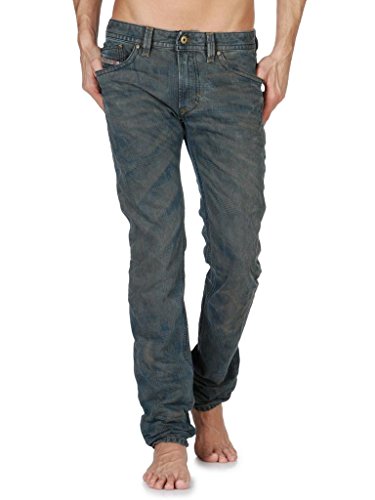 Mens Diesel Thavar 0808Z Skinny Leg Jeans