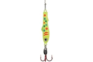 CLAM Pinhead Pro Spoon – Lightweight Ice Fishing Jig with Flash Drop Action, Natural Flutter for Crappie, Perch & Bluegill
