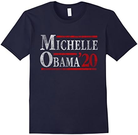 Men's Vote For Michelle Obama 2020 Election T Shirt Small Navy