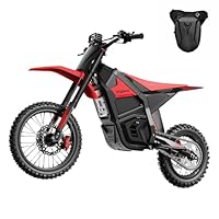 Yozma IN10 Electric Dirt Bike, 2600W 40MPH Electric-Motorcycle with 48V/23AH Battery Ebike, Full Hydraulic Brakes and Suspensions Mountain Off-Road E Dirt Bike, for Teens & Adults