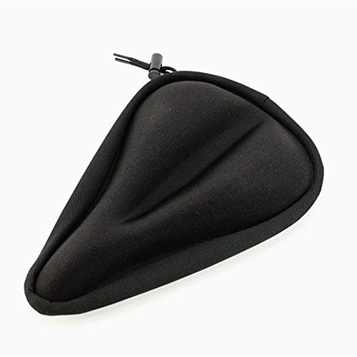 Weite Premium Silicone Padded Bike Seat - Extra Soft Gel Bicycle Seat - Breathable Bike Saddle Cushion with Water&Dust Resistant Cover - Fit Most Bikes (B) - Thumbnail 6