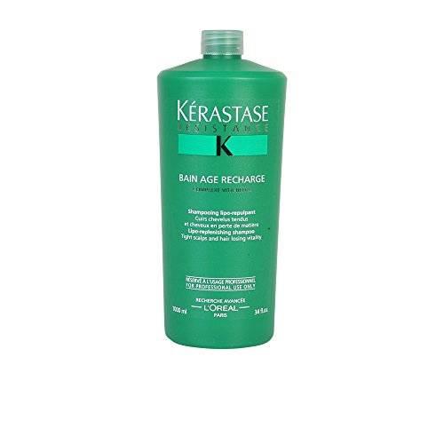 Kerastase Resistance Bain Age Recharge Shampoo, 34 Ounce