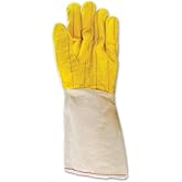 MAGID MultiMaster 646JSG2 Cotton Glove, Gauntlet Cuff, Men's Jumbo (12 Pair)