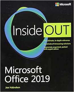 Microsoft Office 2019 Inside Out Microsoft Office 2019 Inside Out