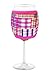 Joe Jacket Wine Glass Insulator, Neoprene Sleeve, Drink Holder - Pink Prepster Plaid (many colors avail.)
