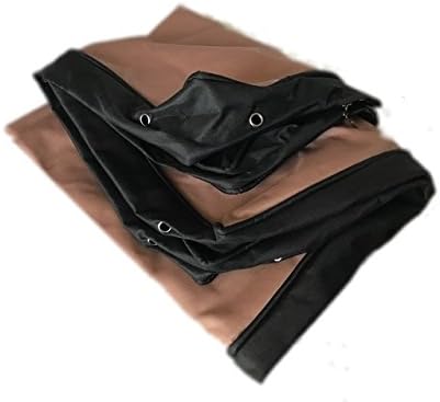 Extra Tough and Durable OXFORD Fabric DIY Waterproof Washable Case Covers set for Small and Large Dogs - COVERS ONLY (48x30 INCHES, Brown)