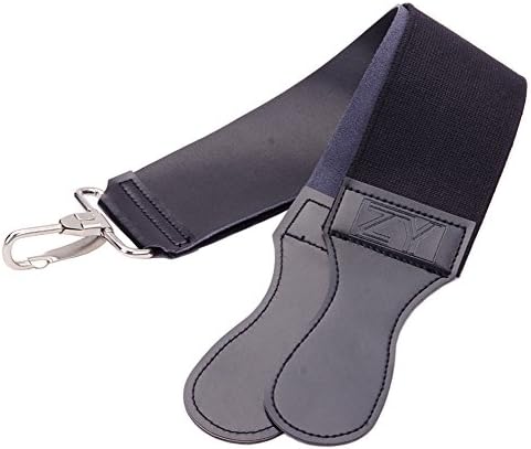 Blessen Leather Straight Razor Strop for Sharpener and Smooth - Cowhide and Canvas Dual Strop (Black)