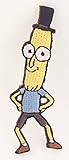 Mr Poopy Butthole Patch Rick and Morty (3 Inch) Fully Embroidered Iron / Sew on Badge Applique Souvenir DIY Costume