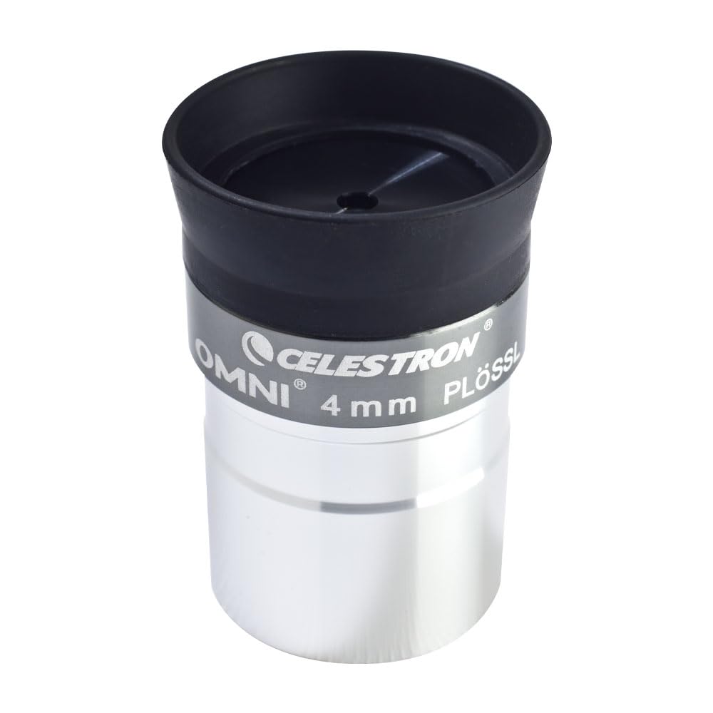 Celestron 93316 Omni Series 1.25 inch / 4mm Eyepiece, Black/Silver