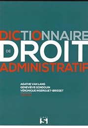 Dictionnaire de droit administratif