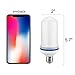 LED Flame Effect Fire Light Bulbs 4 Modes With Upside Down Effect Simulated Decorative Flickering Light Atmosphere Lighting Vintage Flaming Lamp (2 Pack)