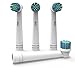 Replacement Toothbrush Heads by Oliver James, 12 Pack Standard Heads with Travel Caps, Precision Clean Refill Compatible with Pro1000 Pro3000 Pro5000 Pro7000