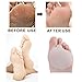 Af-Wan Metatarsal Foot Pads Health Ball of Foot Cushions – Gel Pad Ball of Foot Cushions – Rapid Foot Pain Relief for Runners Blister Callus 4Pieces (White)thumb 4