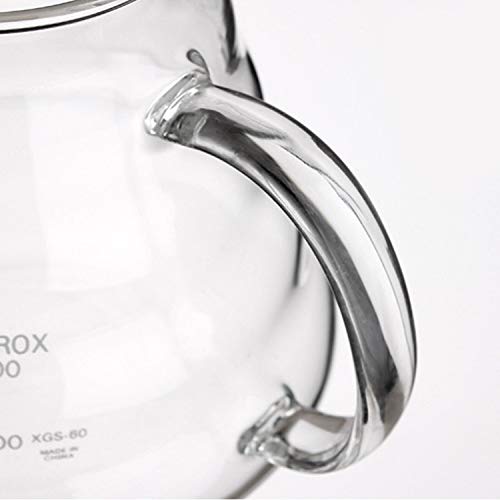 Migavan Coffee Server,360ml 12oz Heat Resistant Clear High Borosilicate Glass Range Coffee Server Pour Over Pots Kettle Teapot - Thumbnail 7