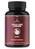 Apple Cider Vinegar Pills - Detox Support, Cleanse, Diet Pure Capsules, Bloating Relief, Weight Loss Pill & Metabolism Booster Supplements for Women and Men - Recommended Strength 1250 mg Organic